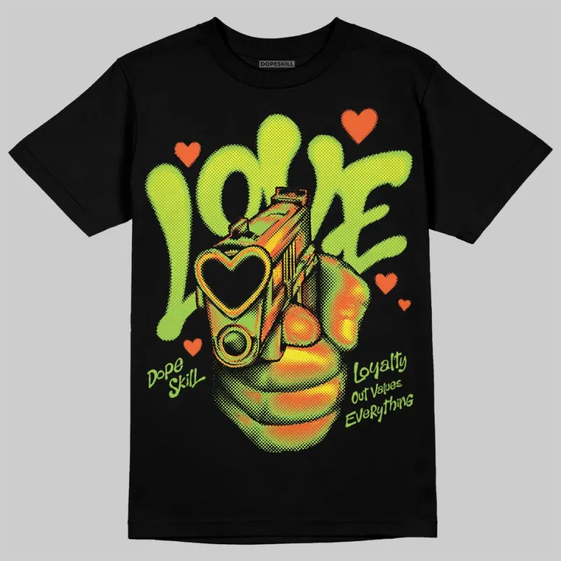 Neon Green Collection DopeSkill T-Shirt Love Shot Graphic sold by DopeSkill