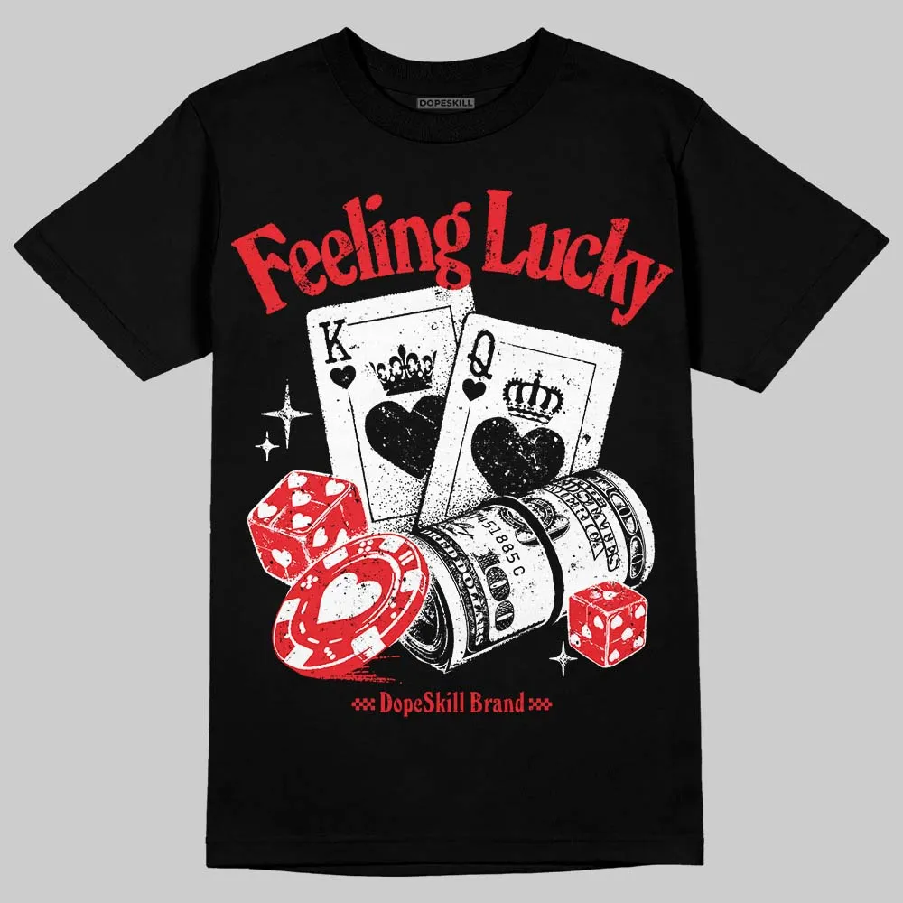 Cherry 11s DopeSkill T-Shirt Feeling Lucky Graphic sold by DopeSkill product image thumbnail 2