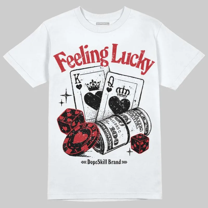 Bred 11s DopeSkill T-Shirt Feeling Lucky Graphic sold by DopeSkill