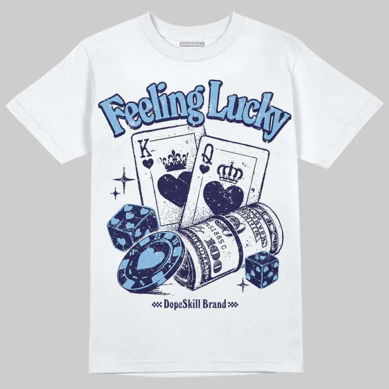 University Blue Collection DopeSkill T-Shirt Feeling Lucky Graphic sold by DopeSkill