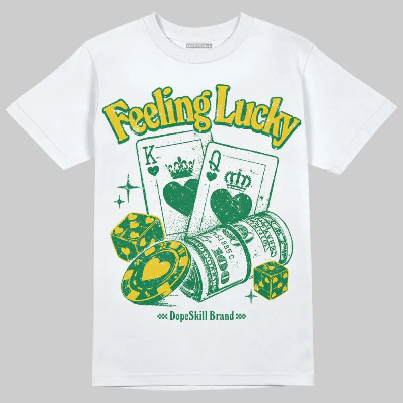Green Collection DopeSkill T-Shirt Feeling Lucky Graphic sold by DopeSkill
