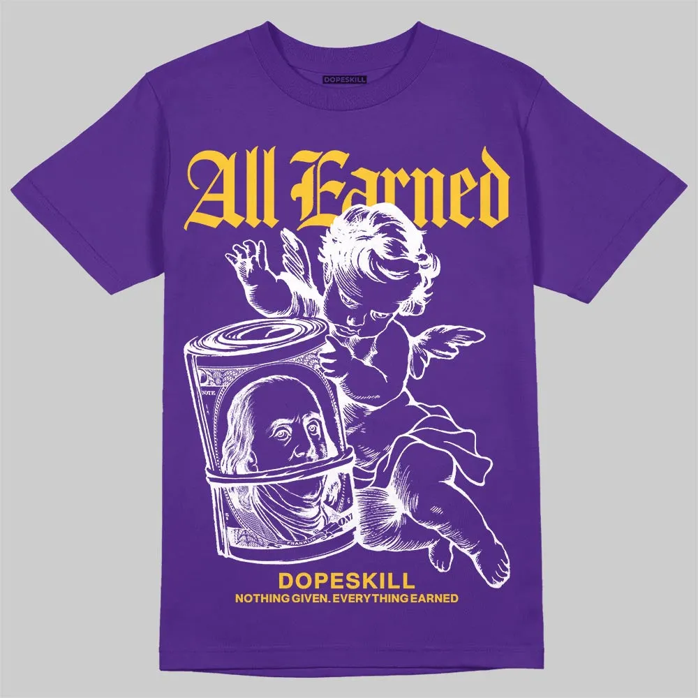 PURPLE Collection DopeSkill T-Shirt All Earned Graphic sold by DopeSkill product image thumbnail 2