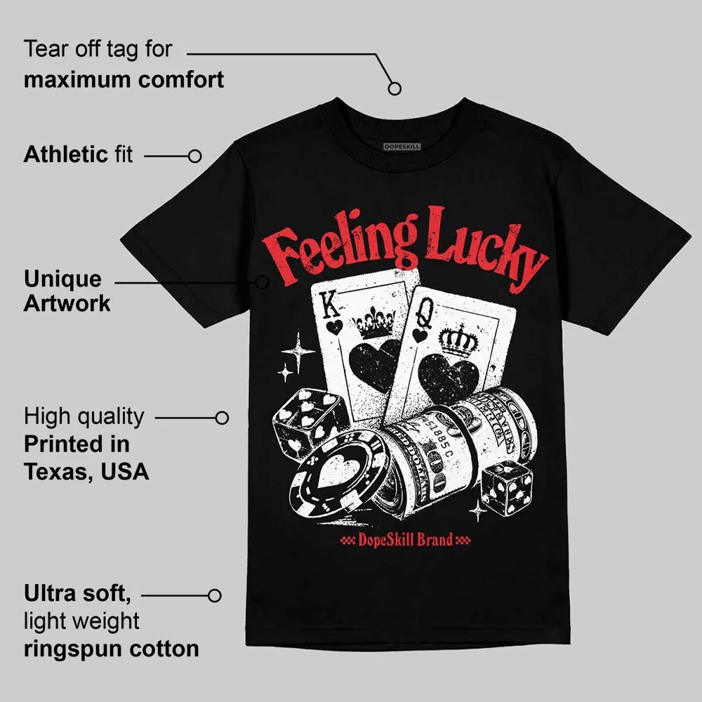 Black and White Collection DopeSkill T-Shirt Feeling Lucky Graphic sold by DopeSkill product image thumbnail 3
