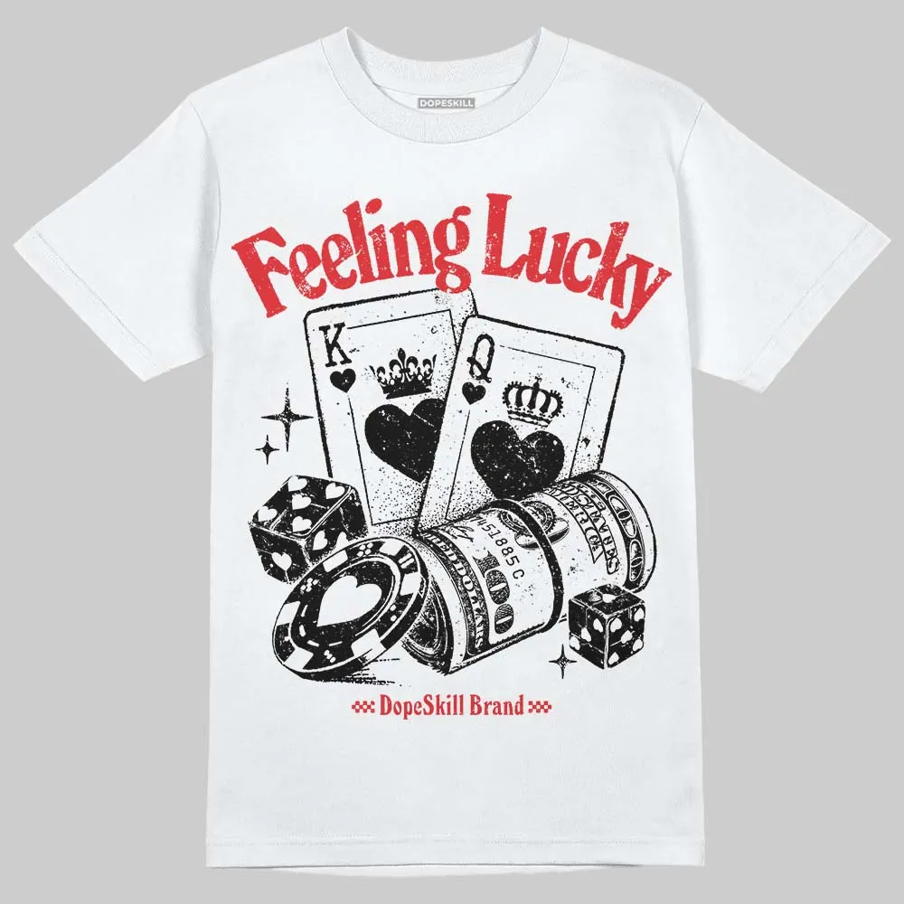 Black and White Collection DopeSkill T-Shirt Feeling Lucky Graphic sold by DopeSkill product image thumbnail 2