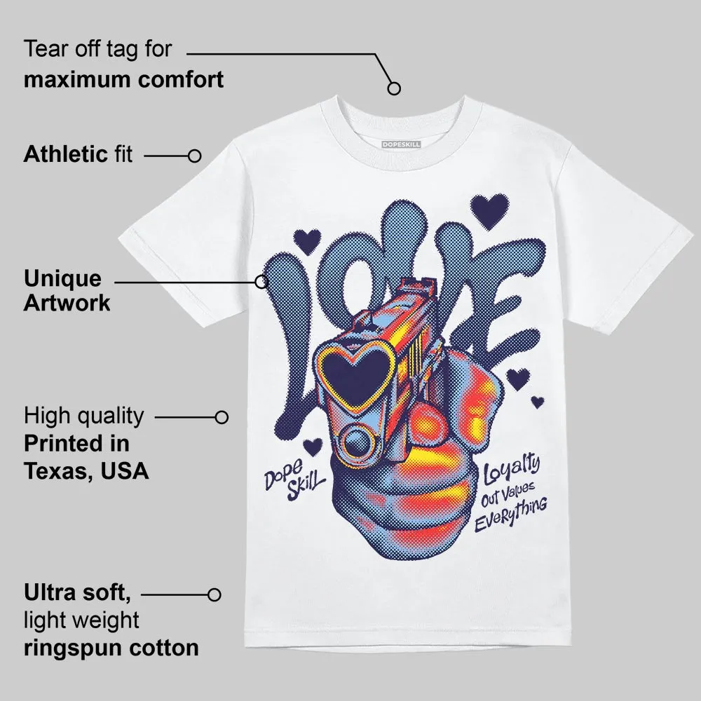 University Blue 6s DopeSkill T-Shirt Love Shot Graphic sold by DopeSkill product image thumbnail 4
