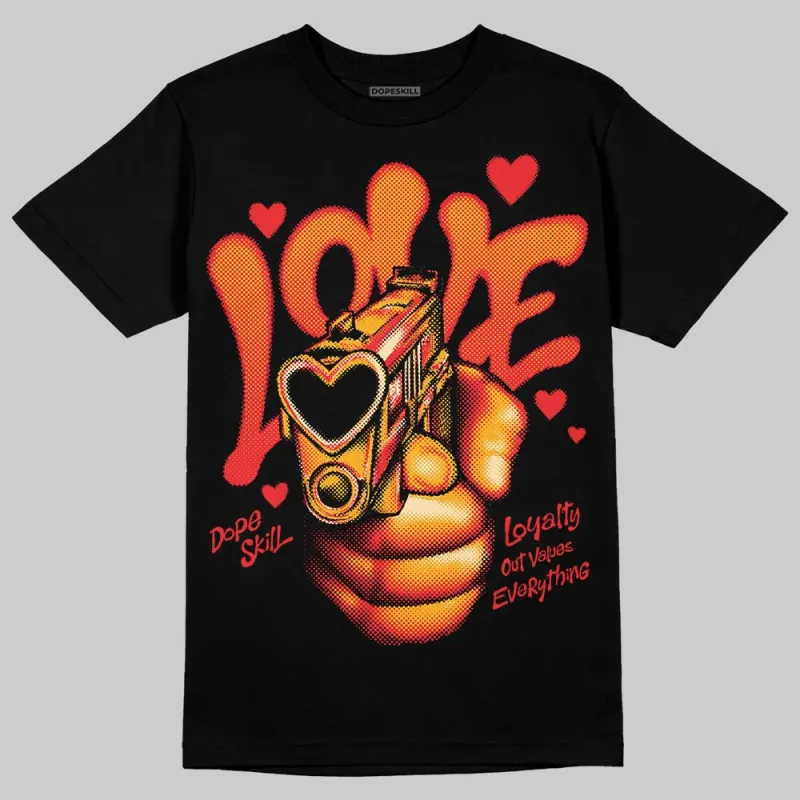 Red Collection DopeSkill T-Shirt Love Shot Graphic sold by DopeSkill