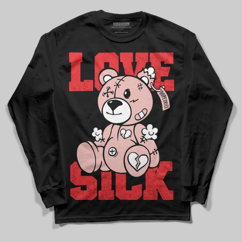 Red Collection DopeSkill Long Sleeve T-Shirt Love Sick Graphic sold by DopeSkill