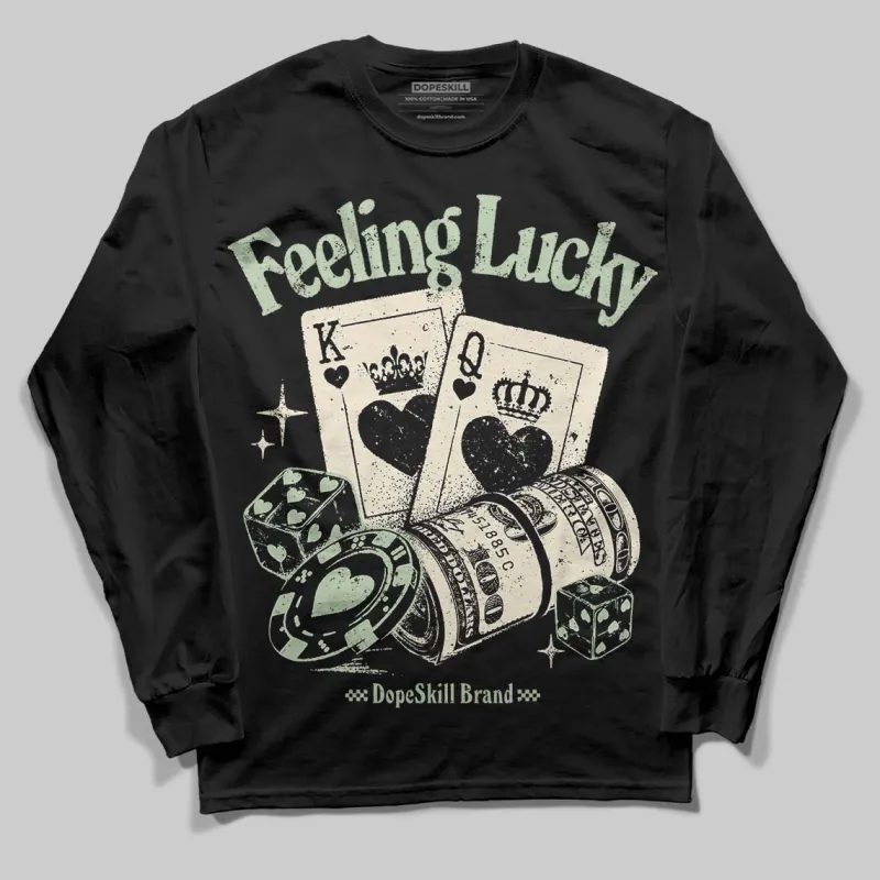 Seafoam 4s 2025 DopeSkill Long Sleeve T-Shirt Feeling Lucky Graphic sold by DopeSkill