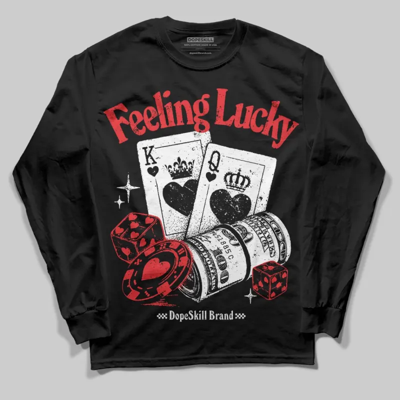 Dunk Panda White Black DopeSkill Long Sleeve T-Shirt Feeling Lucky Graphic sold by DopeSkill