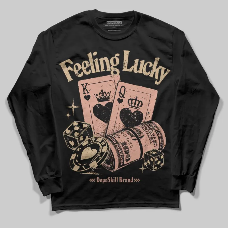 TAN Collection DopeSkill Long Sleeve T-Shirt Feeling Lucky Graphic sold by DopeSkill