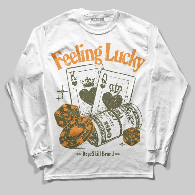 Olive Collection DopeSkill Long Sleeve T-Shirt Feeling Lucky Graphic sold by DopeSkill