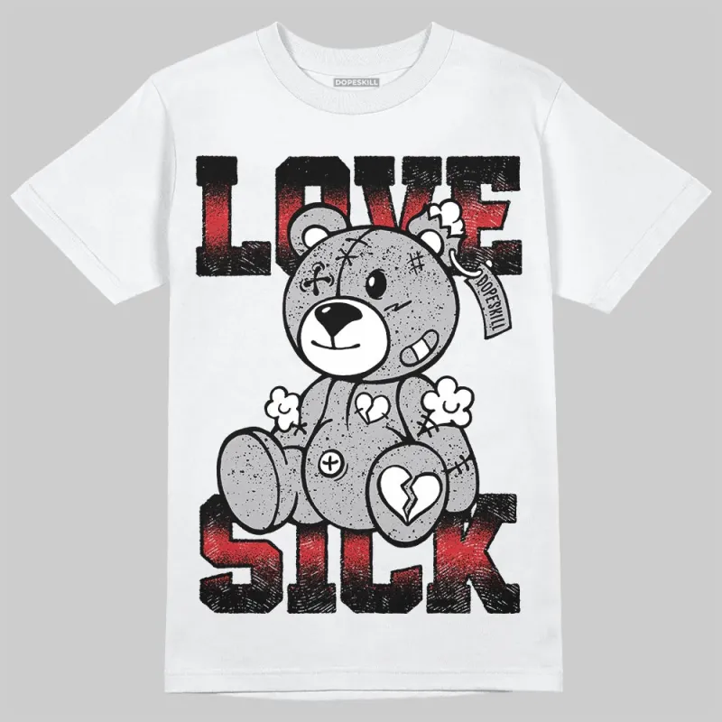 White Cement 4s DopeSkill T-Shirt Love Sick Graphic sold by DopeSkill