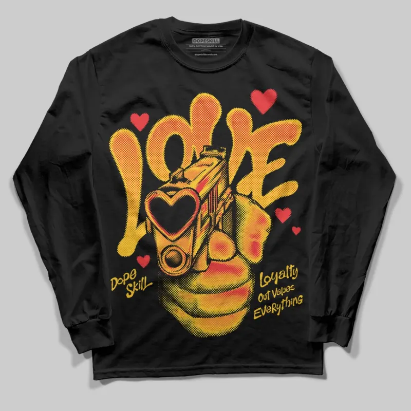 Yellow Collection DopeSkill Long Sleeve T-Shirt Love Shot Graphic sold by DopeSkill