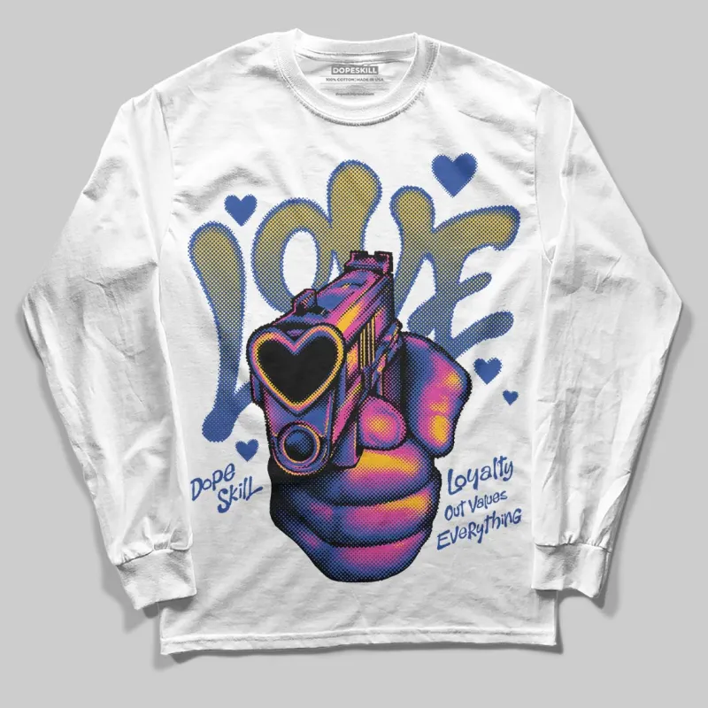 Royal Blue Collection DopeSkill Long Sleeve T-Shirt Love Shot Graphic sold by DopeSkill