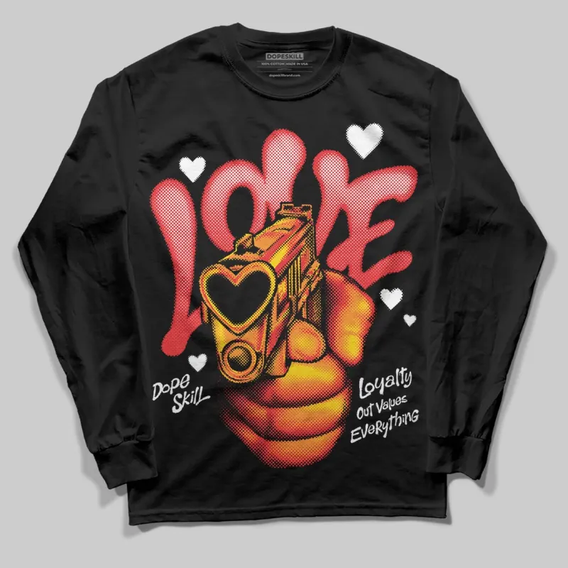 Black and White Collection DopeSkill Long Sleeve T-Shirt Love Shot Graphic sold by DopeSkill