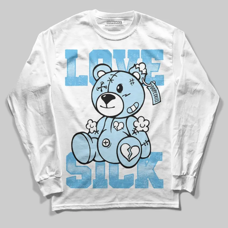 Legend Blue 11s DopeSkill Long Sleeve T-Shirt Love Sick Graphic sold by DopeSkill