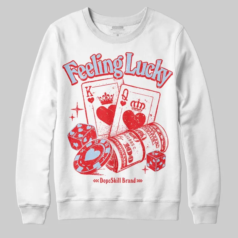 Cherry 11s DopeSkill Sweatshirt Feeling Lucky Graphic sold by DopeSkill
