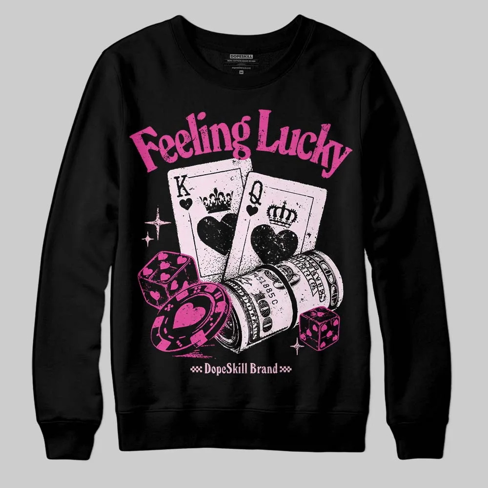 Pink Collection DopeSkill Sweatshirt Feeling Lucky Graphic sold by DopeSkill product image thumbnail 2