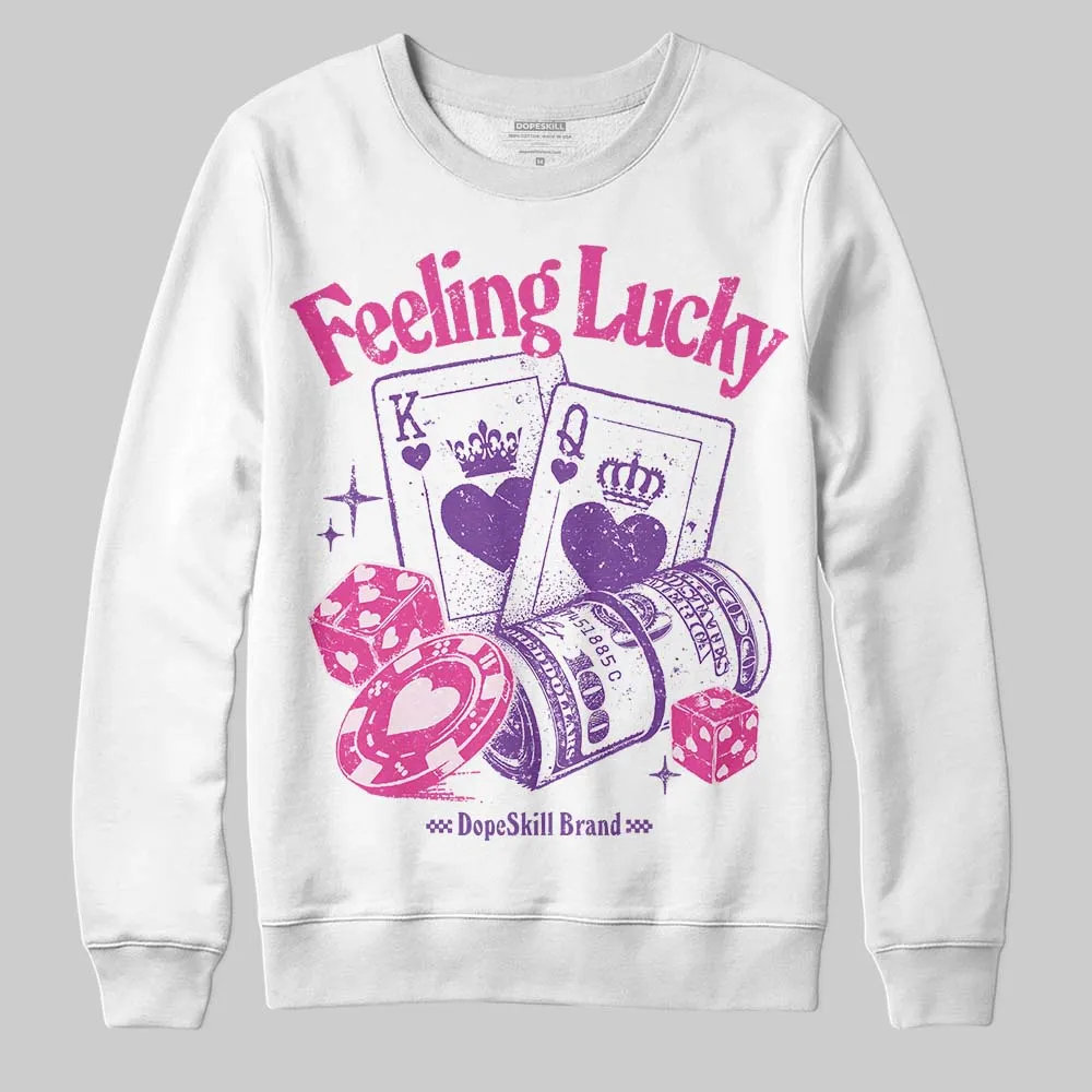 Pink Collection DopeSkill Sweatshirt Feeling Lucky Graphic sold by DopeSkill
