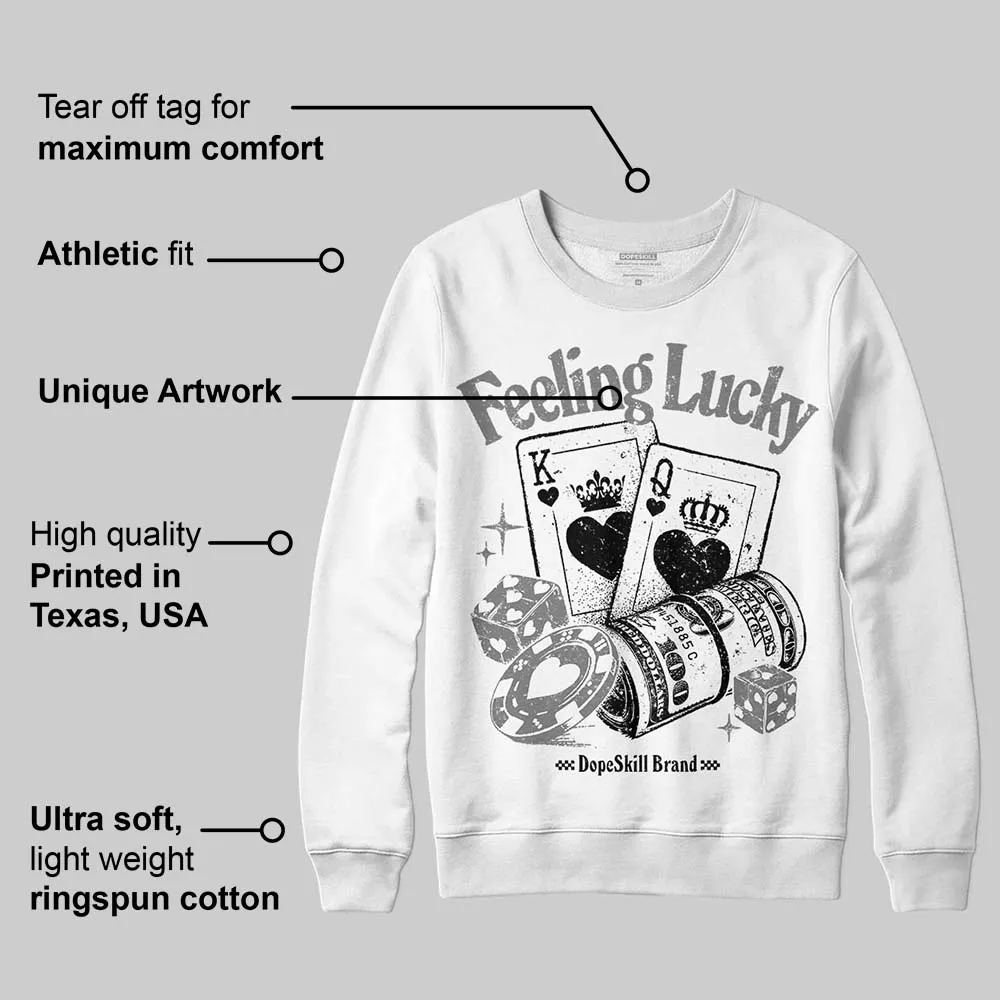 Grey Collection DopeSkill Sweatshirt Feeling Lucky Graphic sold by DopeSkill product image thumbnail 3