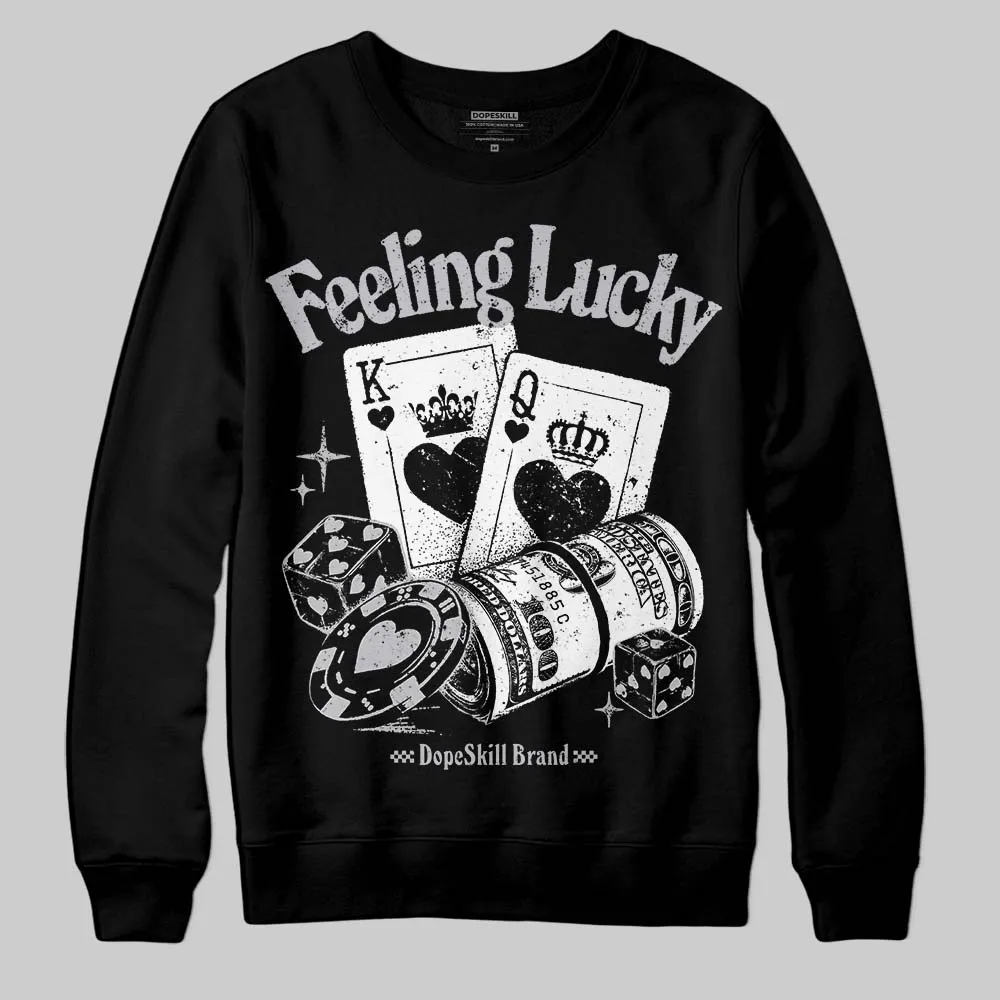 Grey Collection DopeSkill Sweatshirt Feeling Lucky Graphic sold by DopeSkill product image thumbnail 2