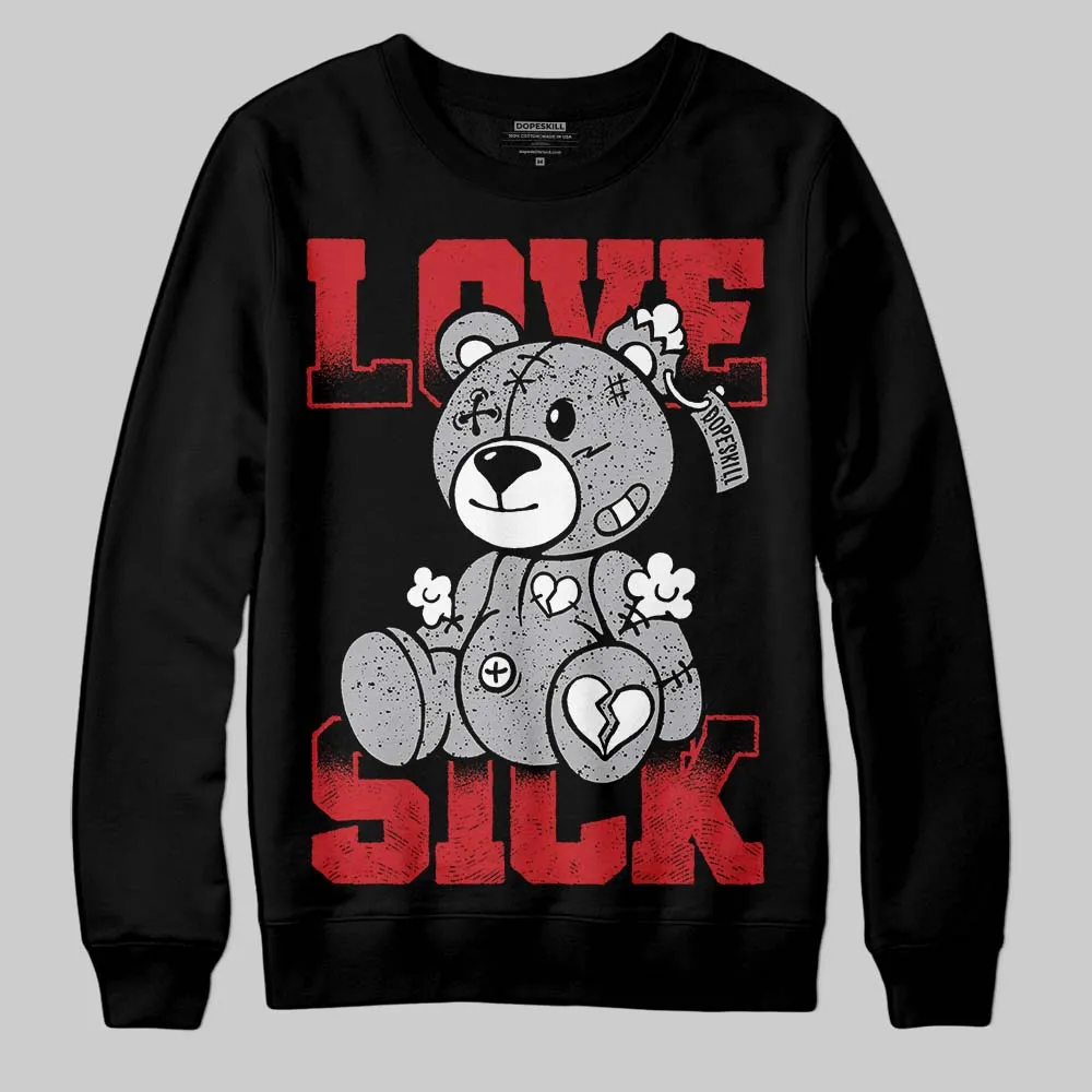 White Cement 4s DopeSkill Sweatshirt Love Sick Graphic sold by DopeSkill product image thumbnail 2