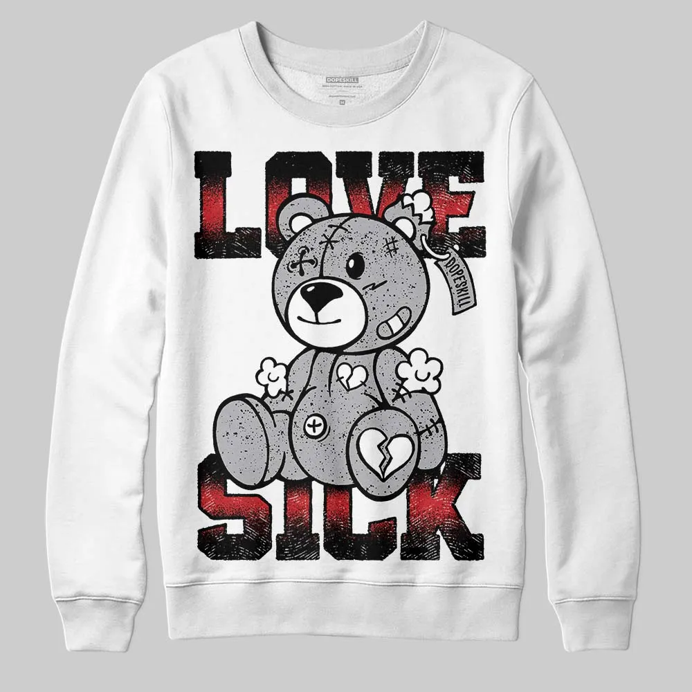 White Cement 4s DopeSkill Sweatshirt Love Sick Graphic sold by DopeSkill