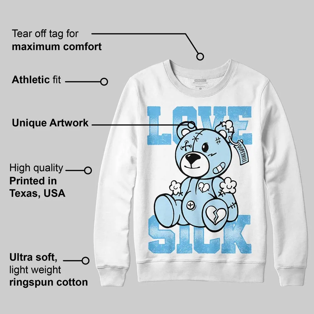 Legend Blue 11s DopeSkill Sweatshirt Love Sick Graphic sold by DopeSkill product image thumbnail 3