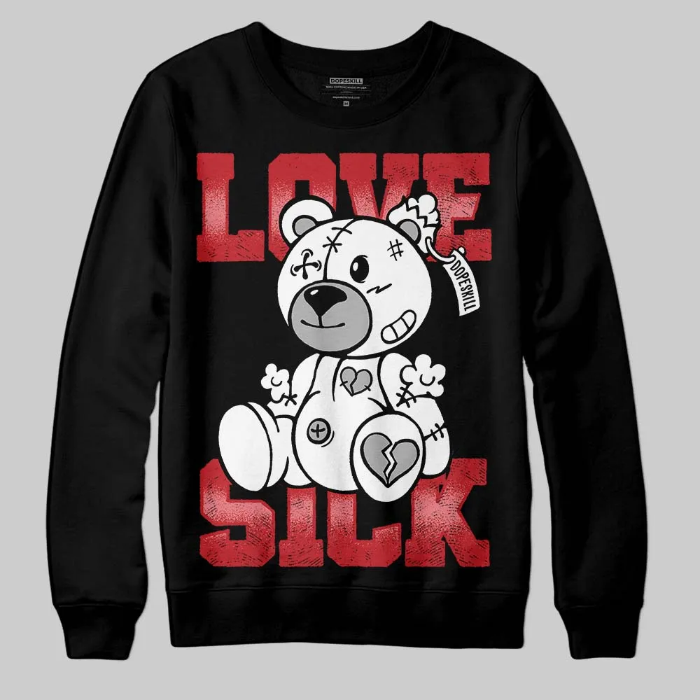 Bred 11s DopeSkill Sweatshirt Love Sick Graphic sold by DopeSkill product image thumbnail 2
