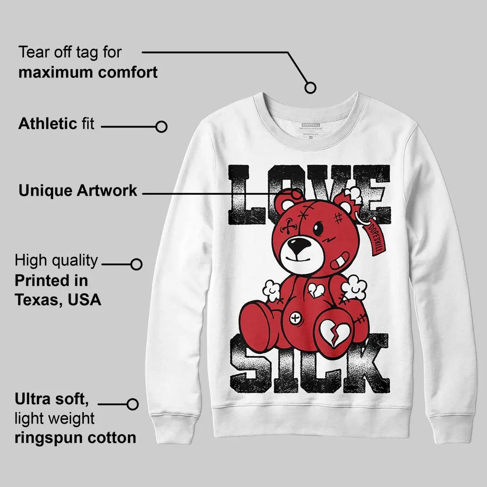 Bred 11s DopeSkill Sweatshirt Love Sick Graphic sold by DopeSkill product image thumbnail 3