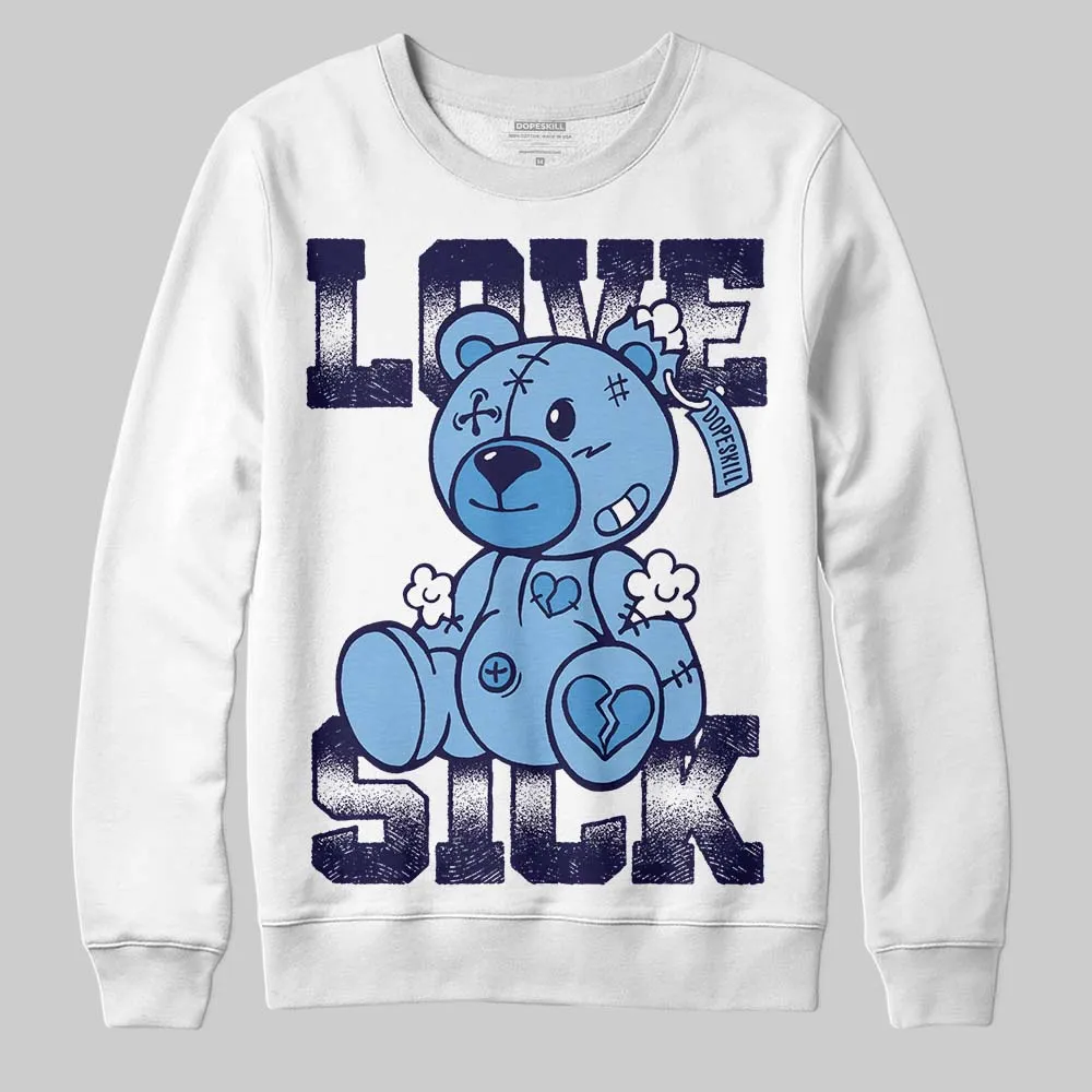 University Blue Collection DopeSkill Sweatshirt Love Sick Graphic sold by DopeSkill