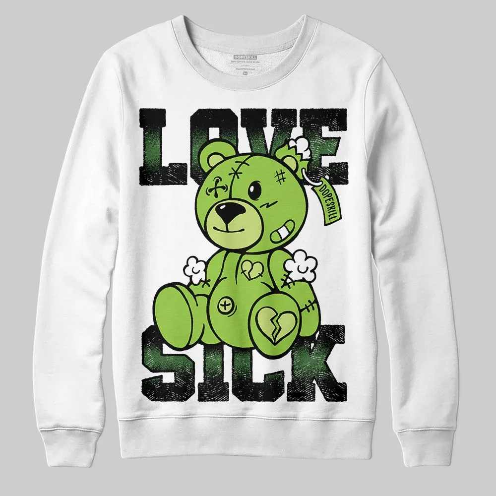 Neon Green Collection DopeSkill Sweatshirt Love Sick Graphic sold by DopeSkill product image thumbnail 2
