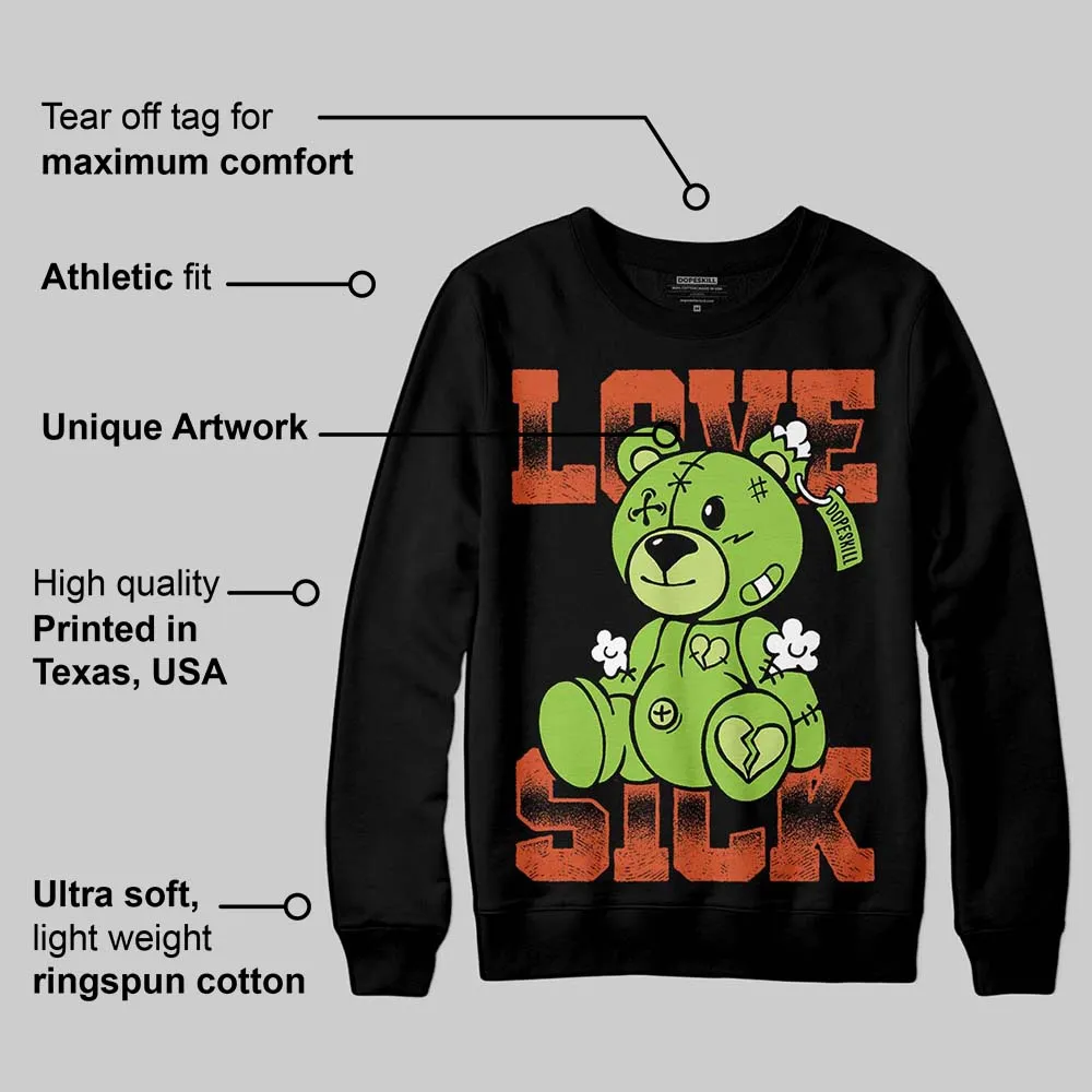 Neon Green Collection DopeSkill Sweatshirt Love Sick Graphic sold by DopeSkill product image thumbnail 3