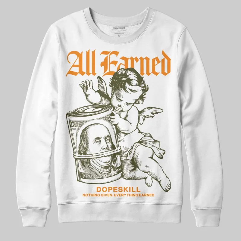 Olive Collection DopeSkill Sweatshirt All Earned Graphic sold by DopeSkill