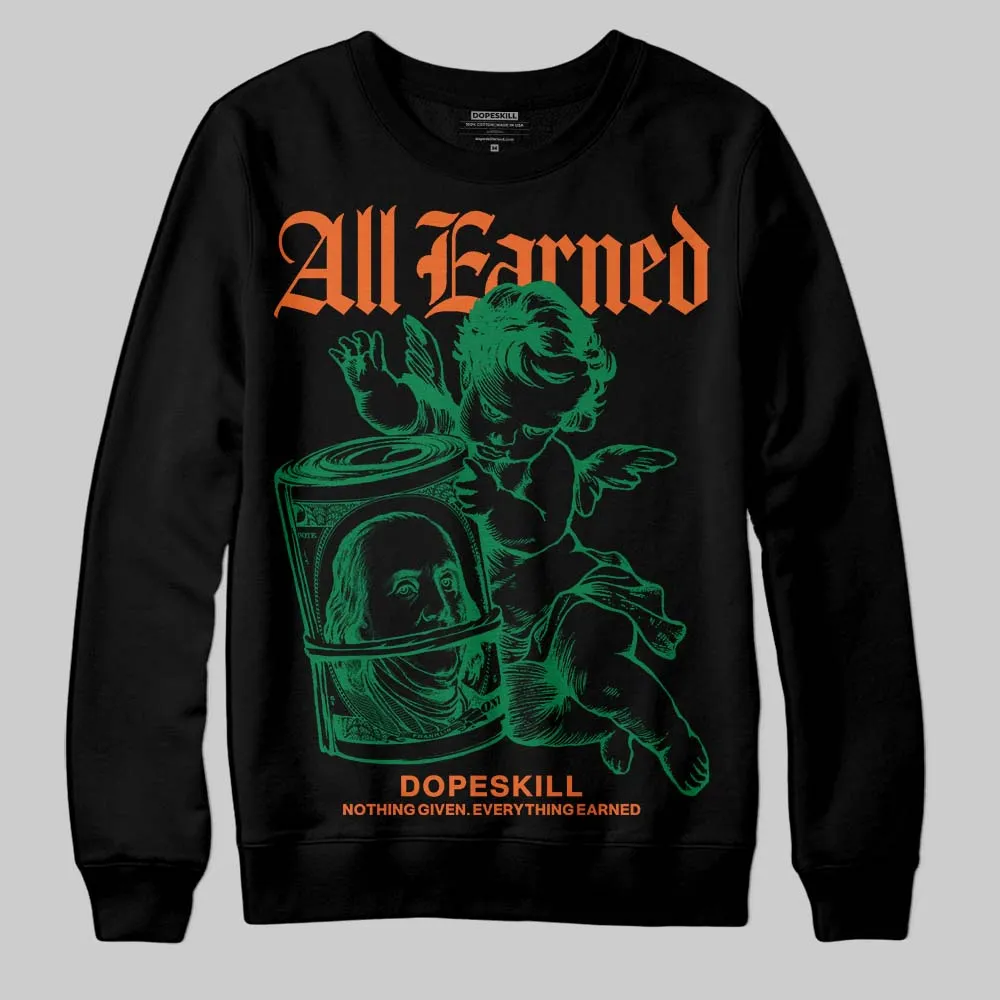 Green Collection DopeSkill Sweatshirt All Earned Graphic sold by DopeSkill product image thumbnail 2