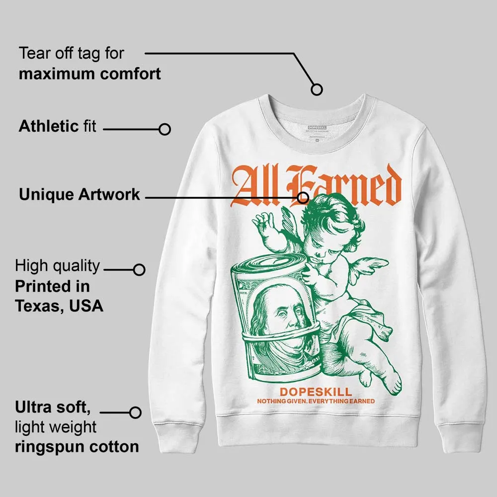 Green Collection DopeSkill Sweatshirt All Earned Graphic sold by DopeSkill product image thumbnail 3