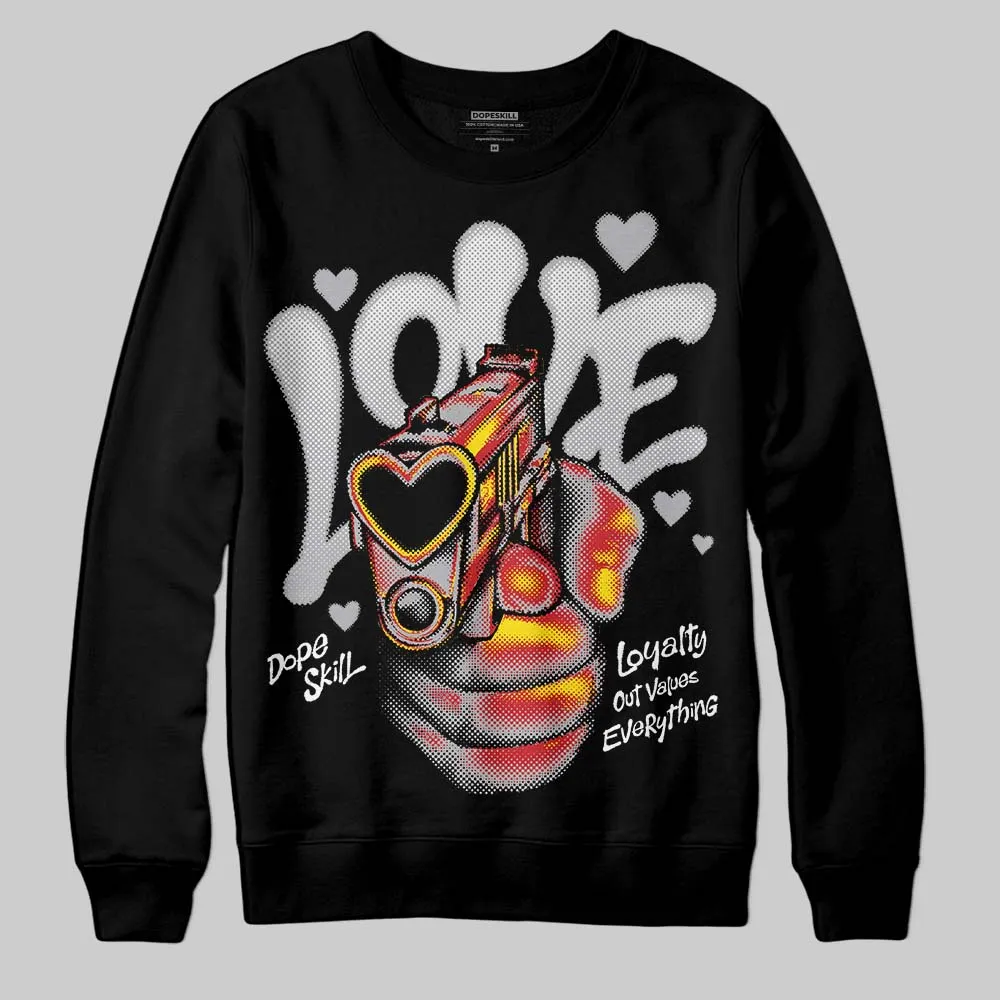 White Cement 4s DopeSkill Sweatshirt Love Shot Graphic sold by DopeSkill product image thumbnail 2