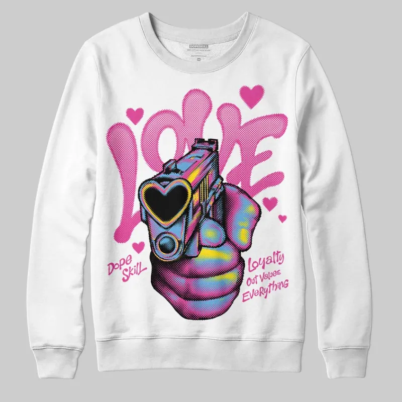 Triple Pink Dunk DopeSkill Sweatshirt Love Shot Graphic sold by DopeSkill