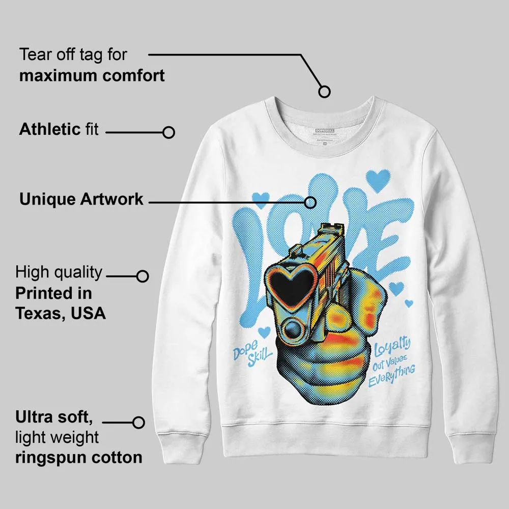 Legend Blue 11s DopeSkill Sweatshirt Love Shot Graphic sold by DopeSkill product image thumbnail 3