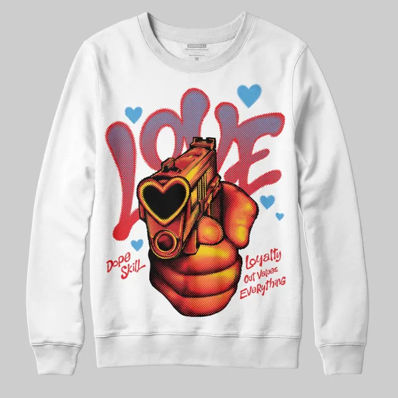 Cherry 11s DopeSkill Sweatshirt Love Shot Graphic sold by DopeSkill