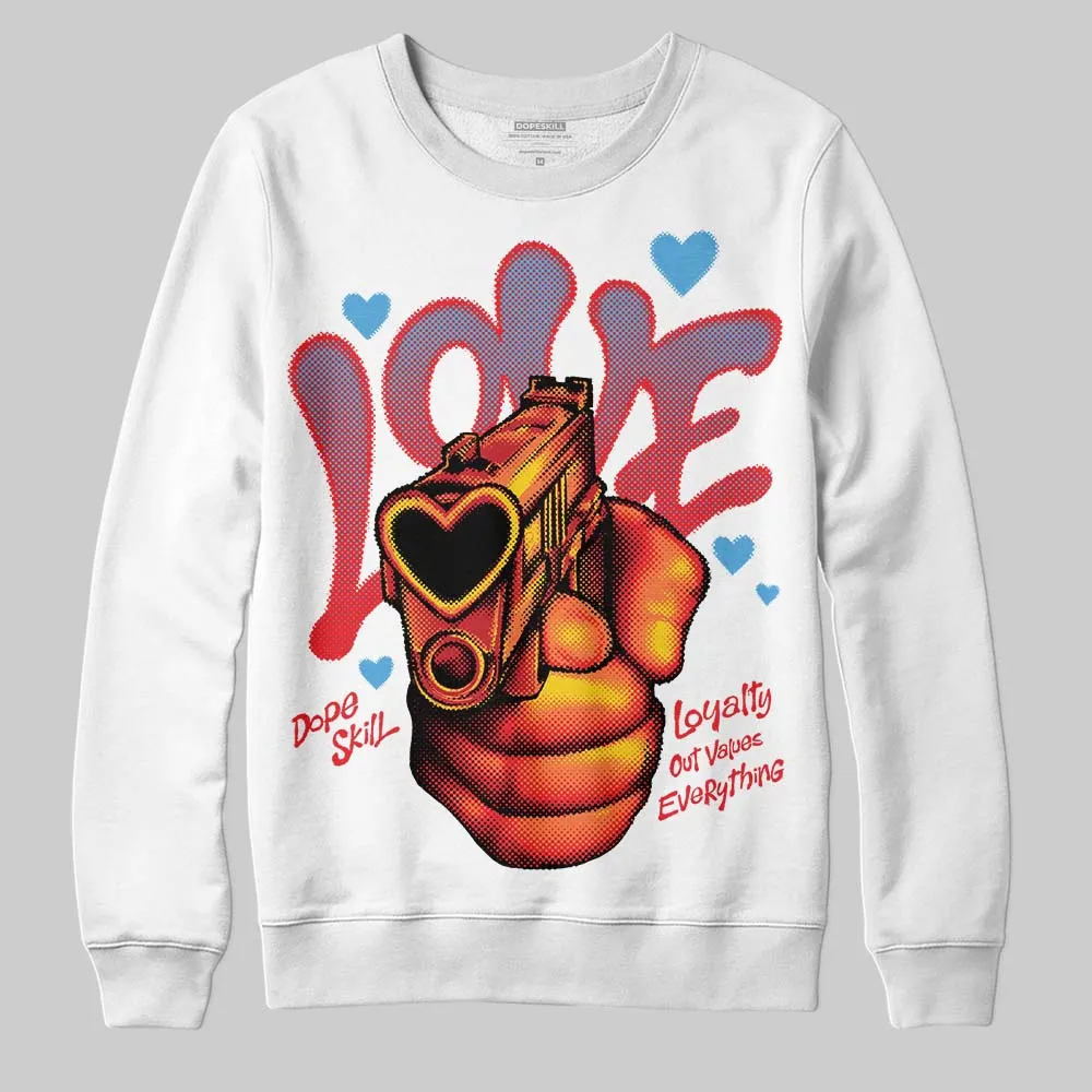 Cherry 11s DopeSkill Sweatshirt Love Shot Graphic sold by DopeSkill