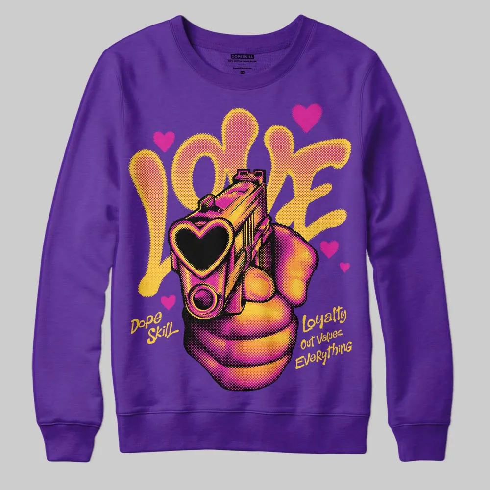 PURPLE Collection DopeSkill Sweatshirt Love Shot Graphic sold by DopeSkill product image thumbnail 3