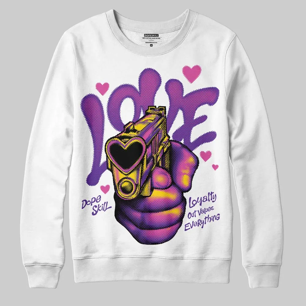 PURPLE Collection DopeSkill Sweatshirt Love Shot Graphic sold by DopeSkill product image thumbnail 2