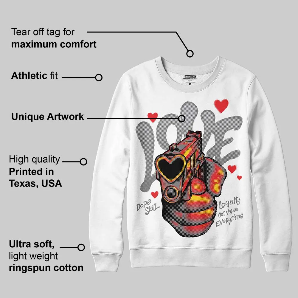 Grey Collection DopeSkill Sweatshirt Love Shot Graphic sold by DopeSkill product image thumbnail 3