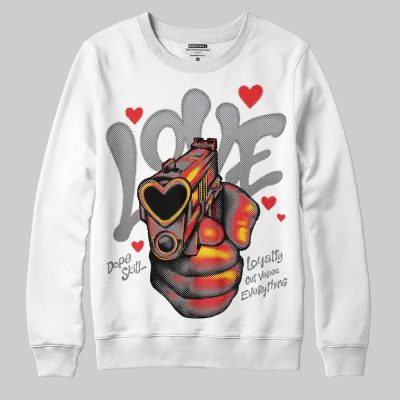Grey Collection DopeSkill Sweatshirt Love Shot Graphic sold by DopeSkill