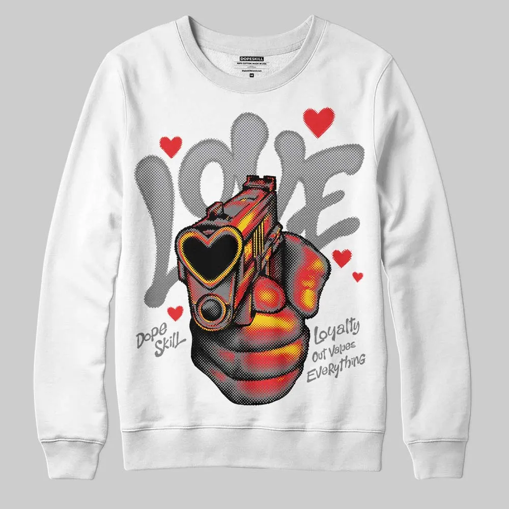 Grey Collection DopeSkill Sweatshirt Love Shot Graphic sold by DopeSkill