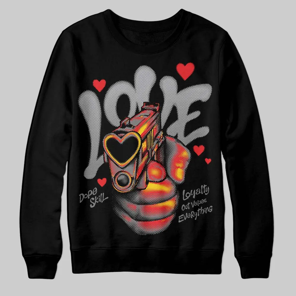 Grey Collection DopeSkill Sweatshirt Love Shot Graphic sold by DopeSkill product image thumbnail 2