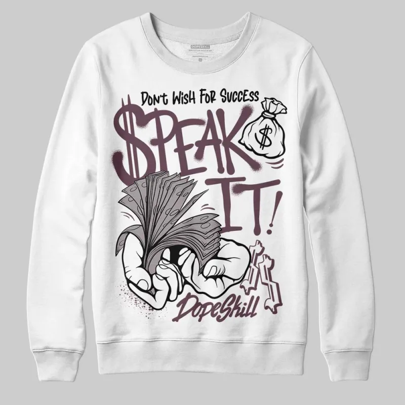 A Ma Maniere x "Violet Ore" 5s DopeSkill Sweatshirt Speak It Graphic sold by DopeSkill