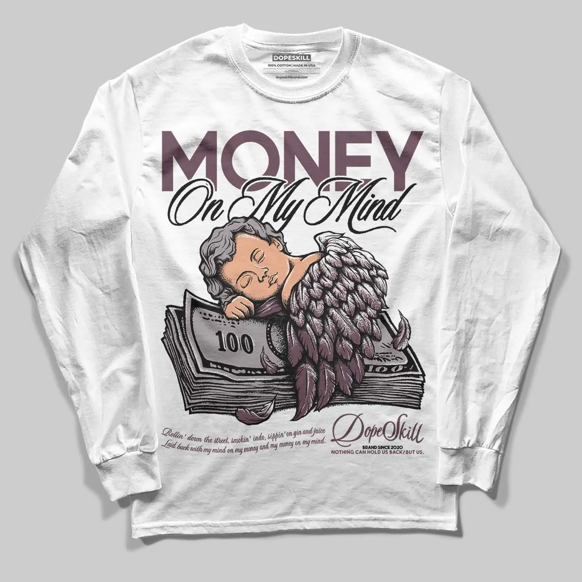 A Ma Maniere x "Violet Ore" 5s DopeSkill Long Sleeve T-Shirt MOMM Graphic sold by DopeSkill