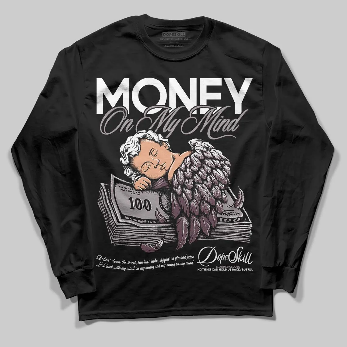 A Ma Maniere x "Violet Ore" 5s DopeSkill Long Sleeve T-Shirt MOMM Graphic sold by DopeSkill product image thumbnail 2